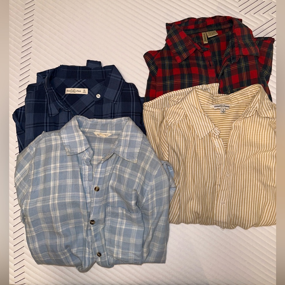 Bundle- 4 flannels